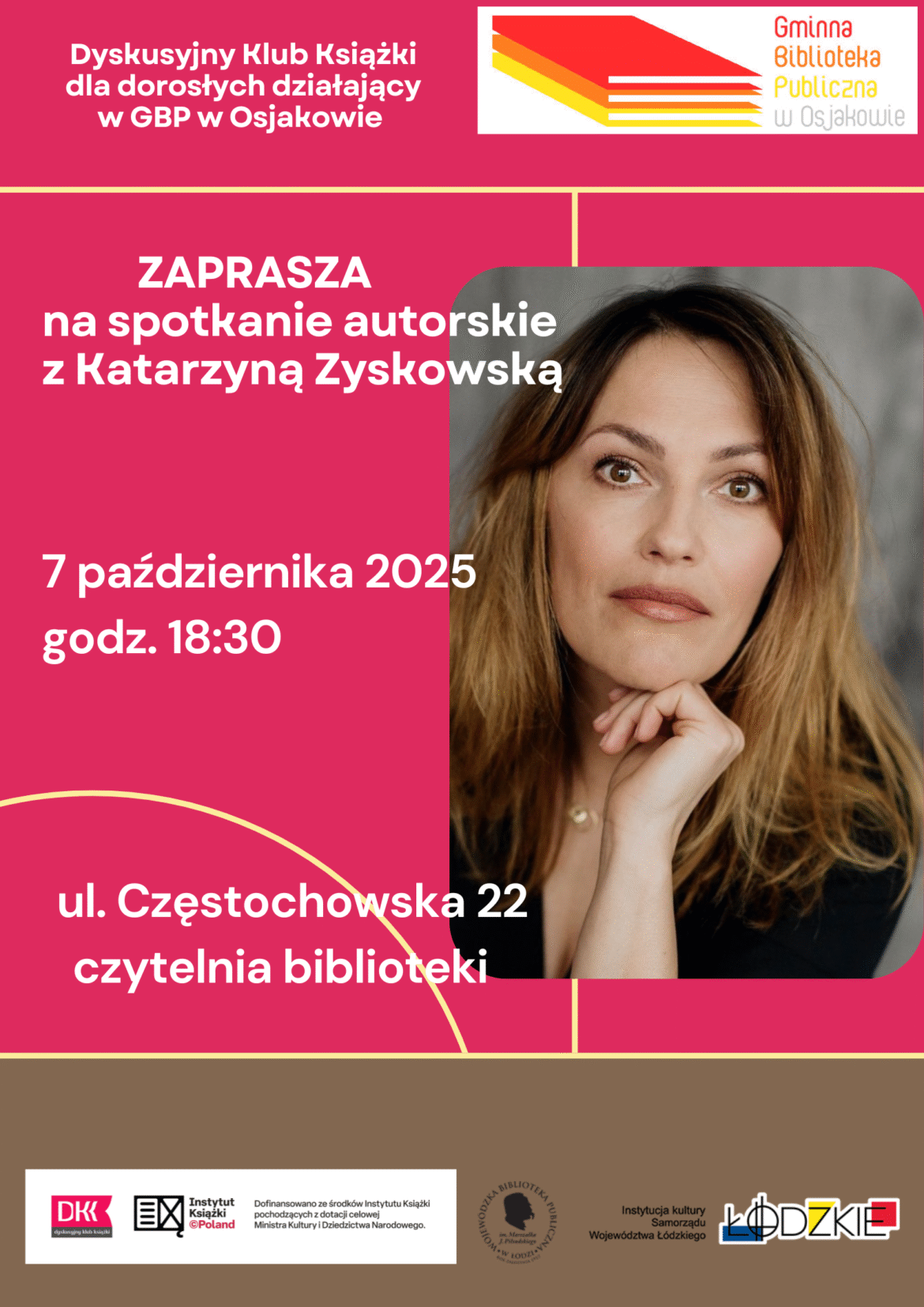 Spotkanie autorskie z Katarzyną Zyskowską